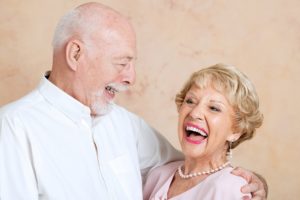 Senior couple Laughing Together